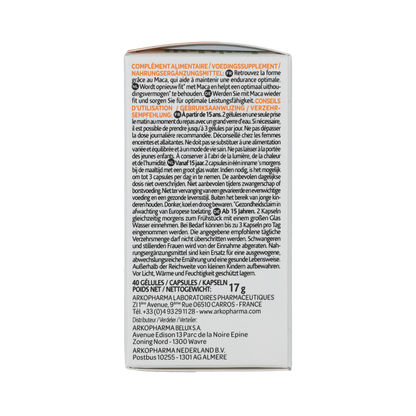 Arkocaps Maca bio 40.00 Capsules