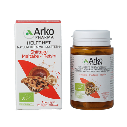Arkocaps Reishi shiitake maitake bio 40 Capsules