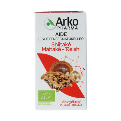Arkocaps Reishi shiitake maitake bio 40 Capsules