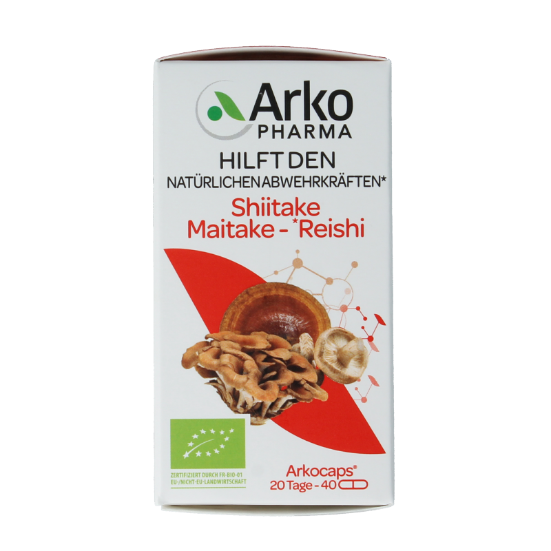 Arkocaps Reishi shiitake maitake bio 40 Capsules