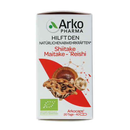 Arkocaps Reishi shiitake maitake bio 40 Capsules