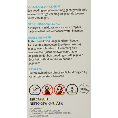Arkocaps Boswellia 150 Vegetarische capsules