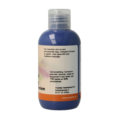 Volatile Massageolie ontspanning lavendel geranium 100 Milliliter