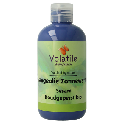 Volatile Massageolie sesam zonnewarmte 250.00 Milliliter