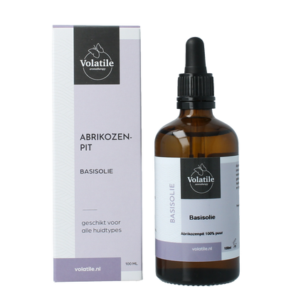 Volatile Abrikozenpit basisolie glazen fles 100 Milliliter
