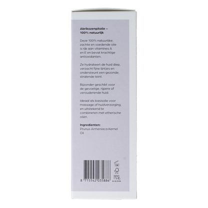 Volatile Abrikozenpit basisolie glazen fles 100 Milliliter