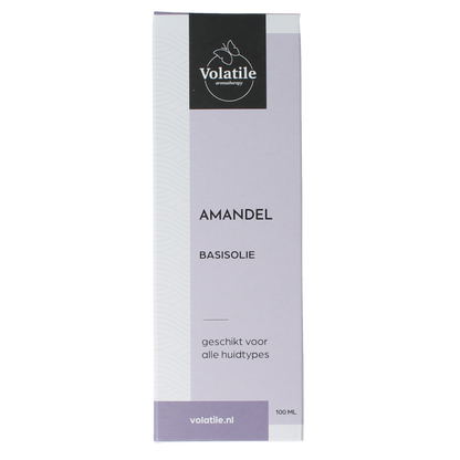 Volatile Amandel basisolie glazen fles 100 Milliliter