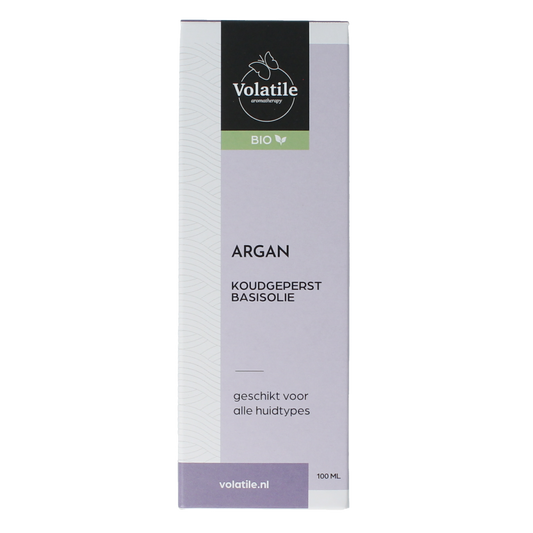 Volatile Argan koudgeperst basisolie bio glazen fles 100.00 Milliliter