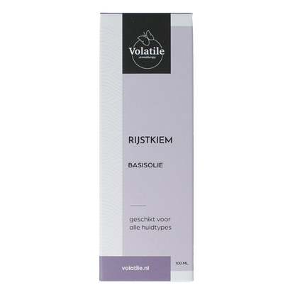 Volatile Rijstkiem basisolie glazen fles 100.00 Milliliter