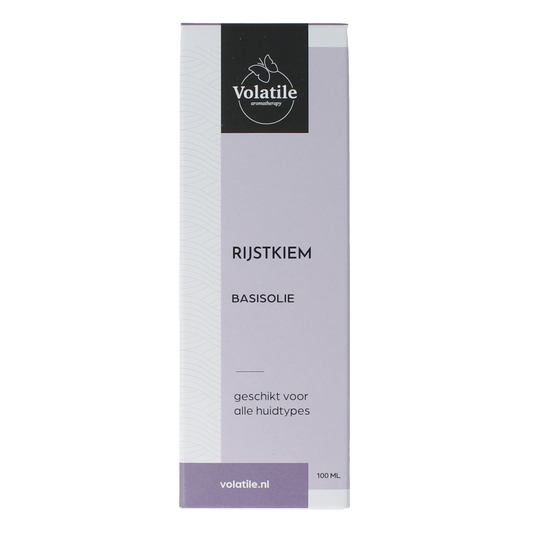 Volatile Rijstkiem basisolie glazen fles 100.00 Milliliter