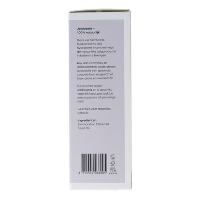 Volatile Jojoba koudgeperst basisolie bio glazen fles 100 Milliliter