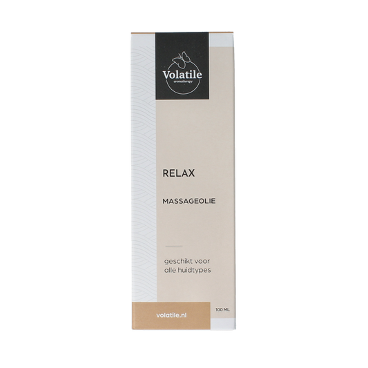 Volatile Massageolie relax glas met pomp 100.00 Milliliter