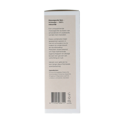 Volatile Massageolie nek/schouder glas met pomp 100 Milliliter