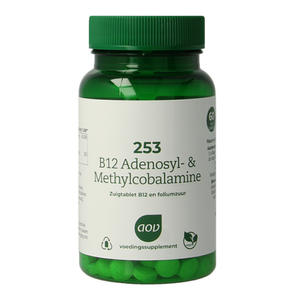 AOV 253 B12 Adenosyl & methylcobalamine 60 Zuigtabletten
