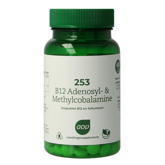 AOV 253 B12 Adenosyl & methylcobalamine 60 Zuigtabletten