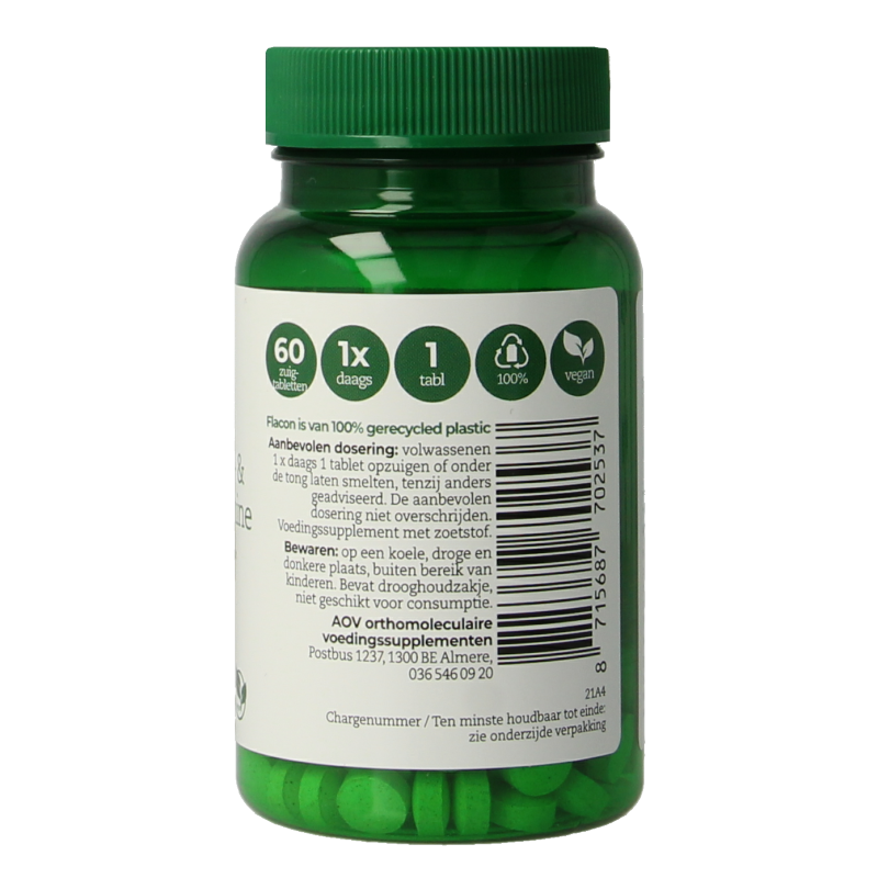 AOV 253 B12 Adenosyl & methylcobalamine 60 Zuigtabletten