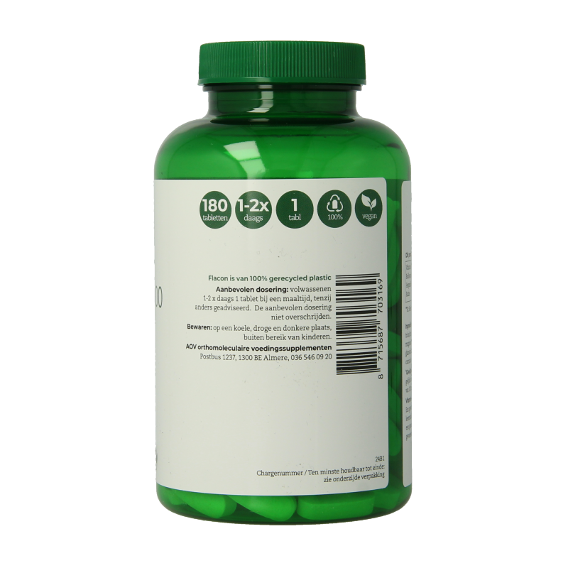 AOV 316 Vitamine C 1000mg 180 Tabletten