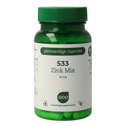 AOV 533 Zink mix 60 Vegetarische capsules