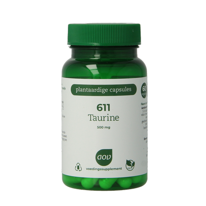 AOV 611 Taurine 500mg 60 Vegetarische capsules
