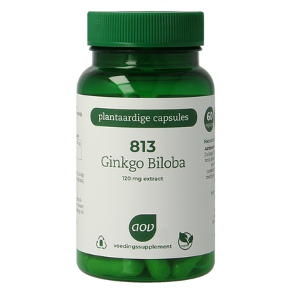 AOV 813 Ginkgo biloba extract 60.00 Vegetarische capsules