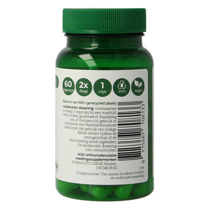 AOV 813 Ginkgo biloba extract 60 Vegetarische capsules