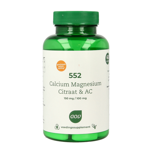AOV 552 Calcium & magnesium citraat AC 60.00 Tabletten
