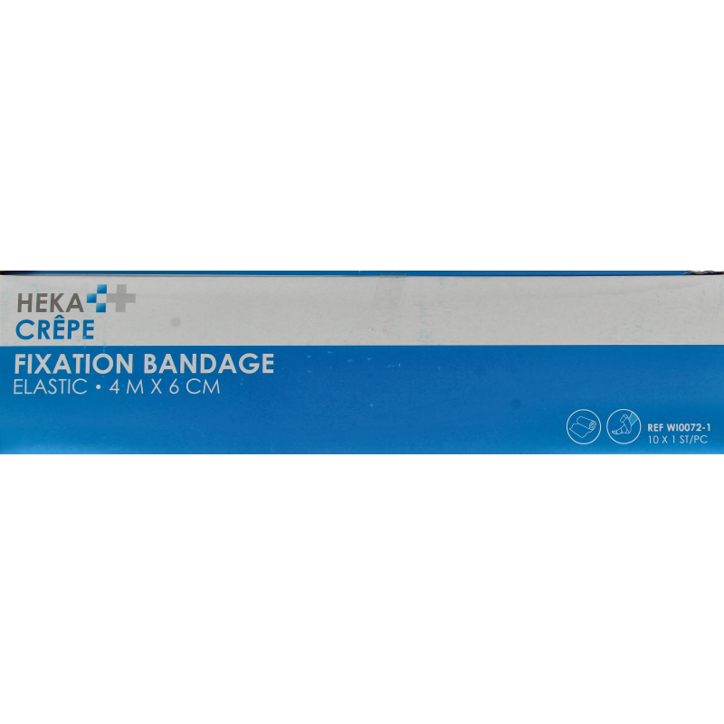 Heka Crepe windsel 4m x 6 cm 10 Stuks