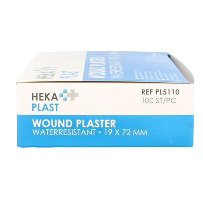 Hekaplast Pleister water resistent 19 x 72 100 Stuks