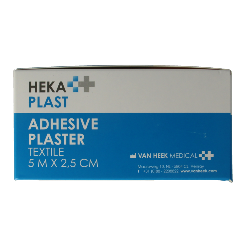 Hekaplast Hechtpleister textiel 5 x 2.5cm 12 Stuks