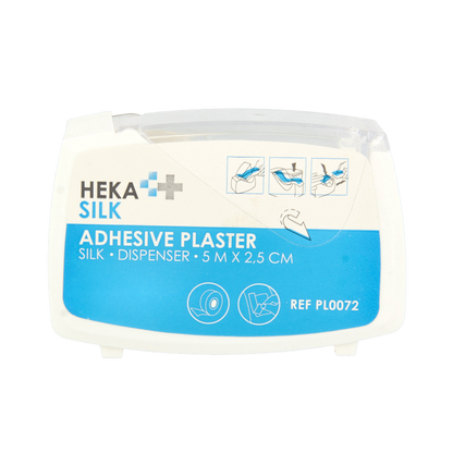 Hekapor Silk dispenser 5m x 2.5cm 1 Stuks
