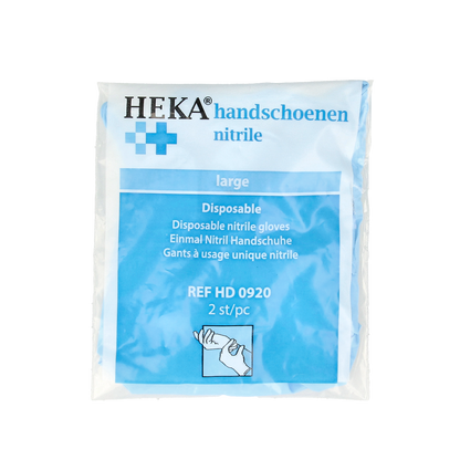 Heka Handschoen nitril maat L 1.00 Paar