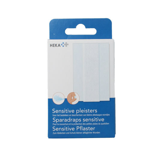 Heka Klein Wondpleister sensitive 10 x 6cm 10.00 Stuks