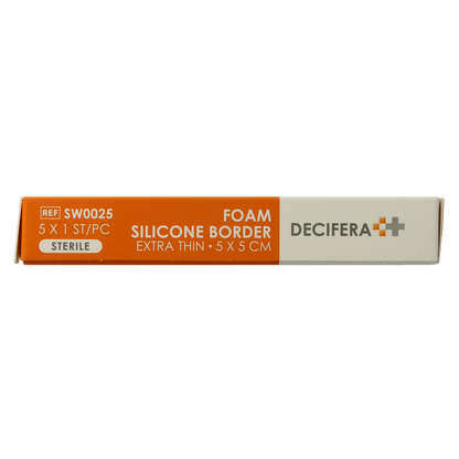 Decifera Foam border 5 x 5cm 5 Stuks
