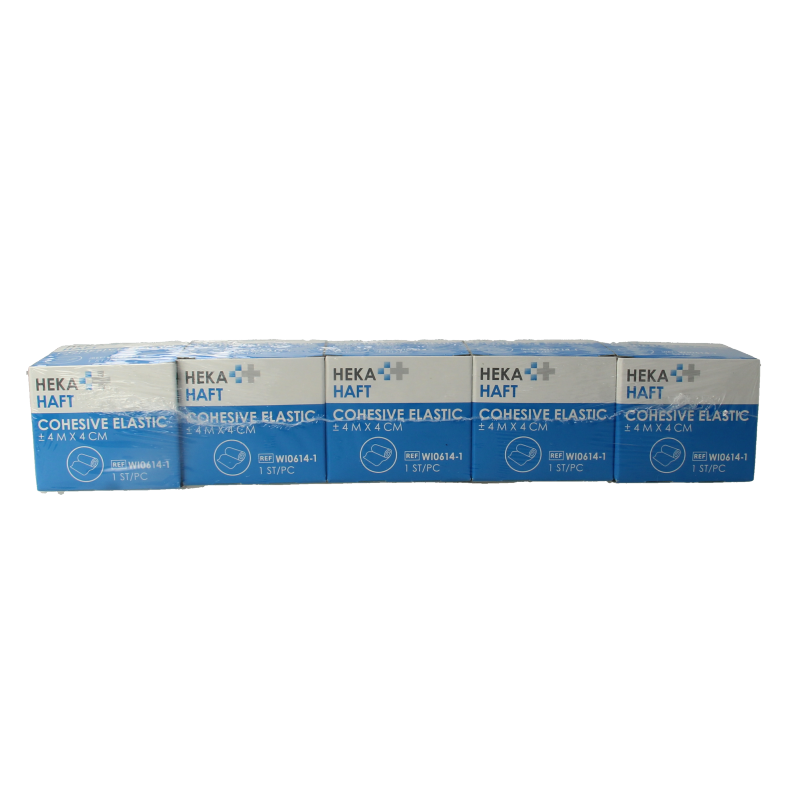 Hekahaft Cohesive windsel 4m x 4cm 5 Rol