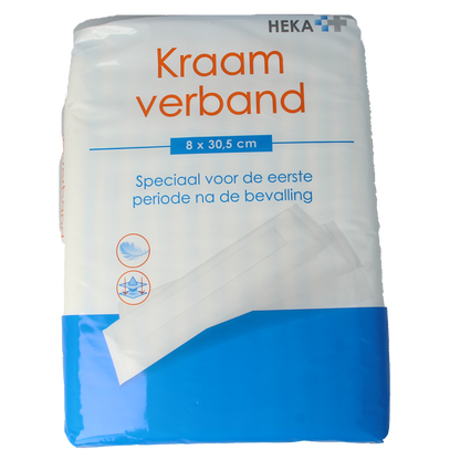 Heka Kraamverband 8 x 30.5cm 12 Stuks