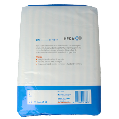 Heka Kraamverband 8 x 30.5cm 12 Stuks