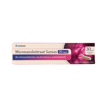 Sanias Miconazolnitraat 20mg creme 30.00 Gram