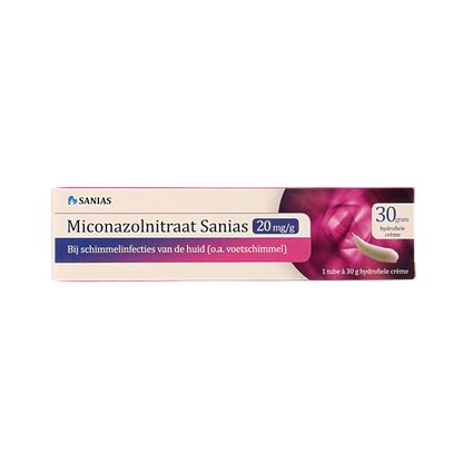 Sanias Miconazolnitraat 20mg creme 30 Gram
