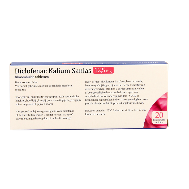 Sanias Diclofenac kalium 12.5mg 20 Tabletten