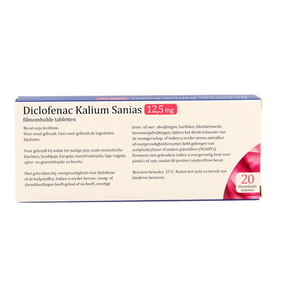 Sanias Diclofenac kalium 12.5mg 20 Tabletten