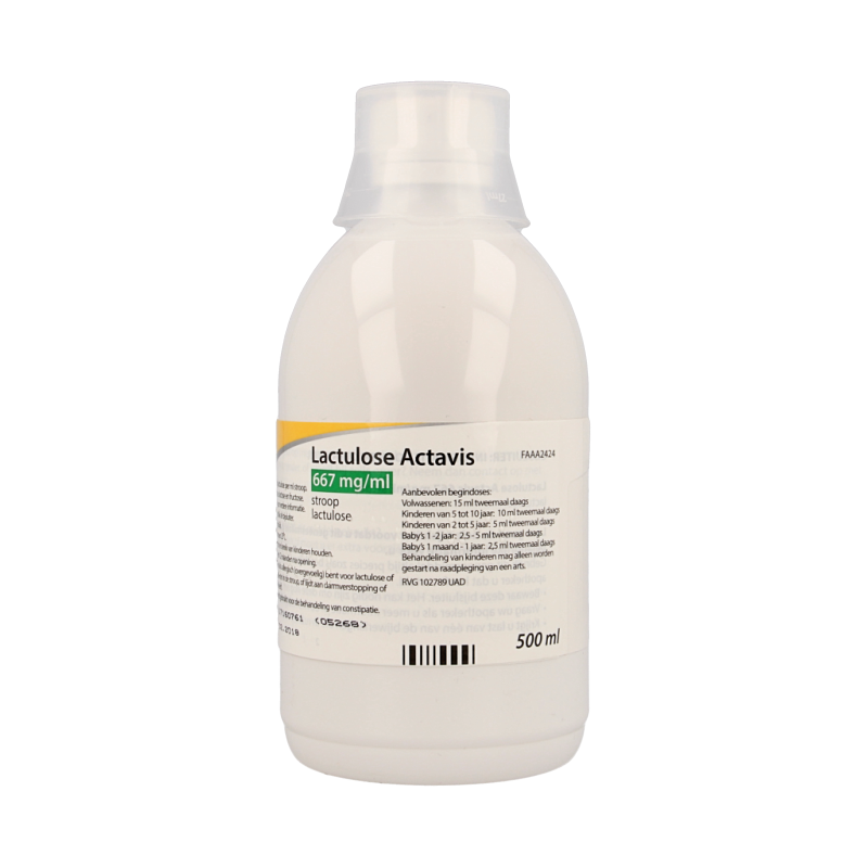 Sanias Lactulosestroop 667mg 500 Milliliter