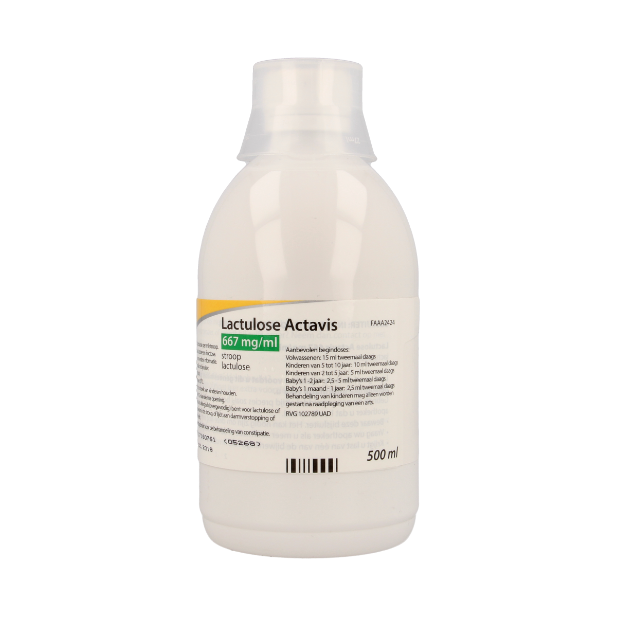 Sanias Lactulosestroop 667mg 500.00 Milliliter