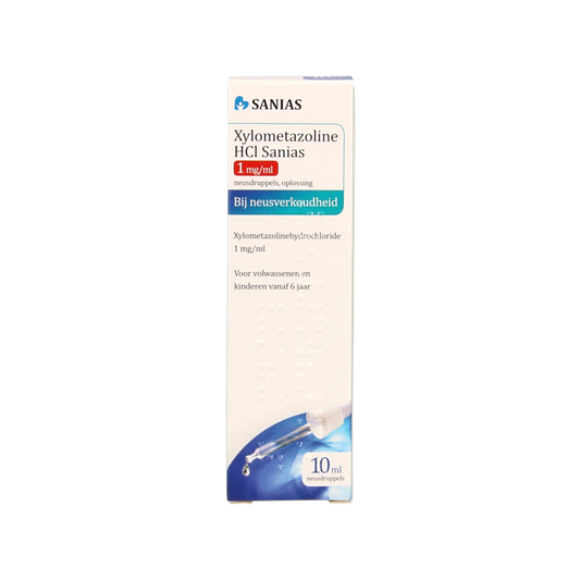 Sanias Xylometazoline HCI 1mg druppels 10 Milliliter