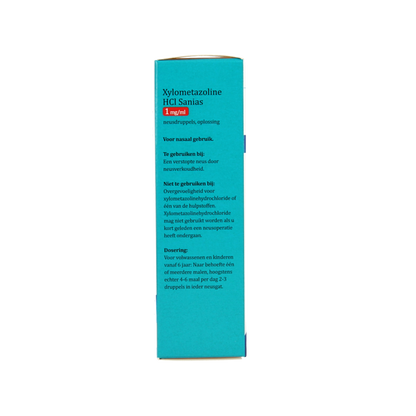 Sanias Xylometazoline HCI 1mg druppels 10 Milliliter