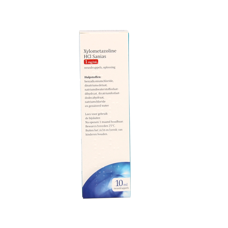 Sanias Xylometazoline HCI 1mg druppels 10 Milliliter