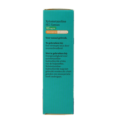 Sanias Xylometazoline HCI 0.50mg spray 10 Milliliter