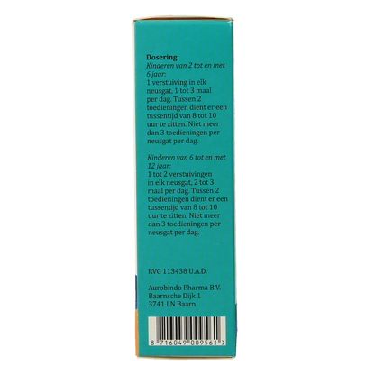 Sanias Xylometazoline HCI 0.50mg spray 10.00 Milliliter