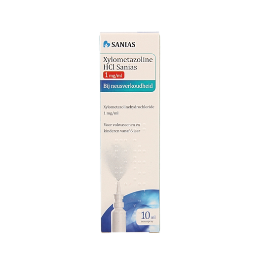 Sanias Xylometazoline HCI 1mg spray 10 Milliliter