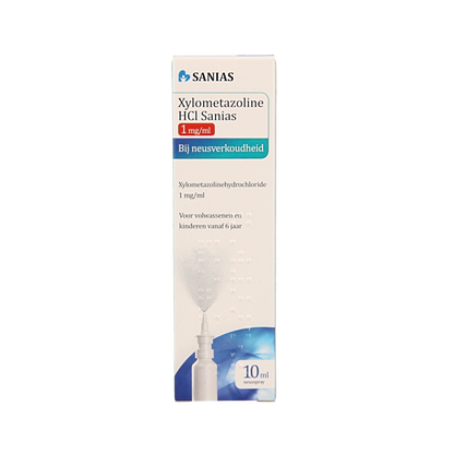 Sanias Xylometazoline HCI 1mg spray 10 Milliliter
