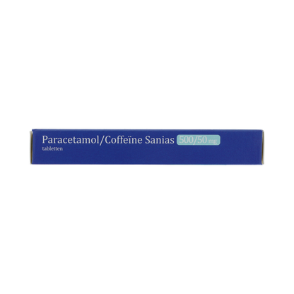 Sanias PARACETAMOL/COFFEINE SANIAS TABLET 500/50 MG AV 20.00 Stuks